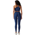 Conjunto Fitness Feminino - Legging Cintura Alta e Top de um ombro
