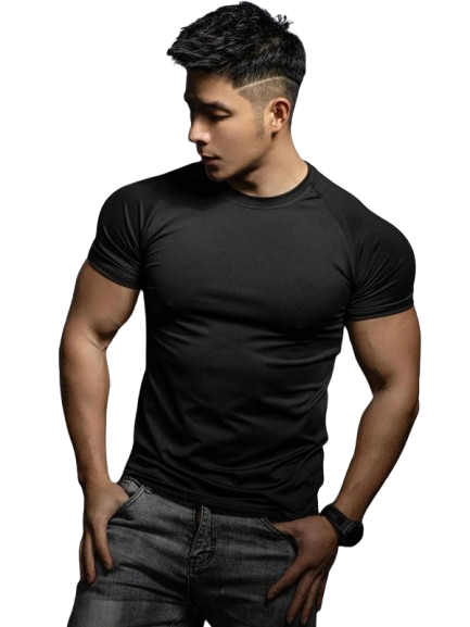Camiseta Masculina Esportiva de Poliéster