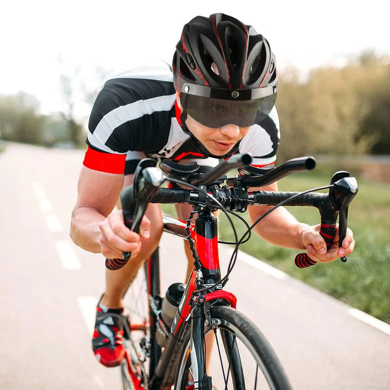 Capacete de Segurança para Ciclismo com Lente Removível