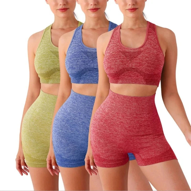 Conjunto de Yoga sem Costura