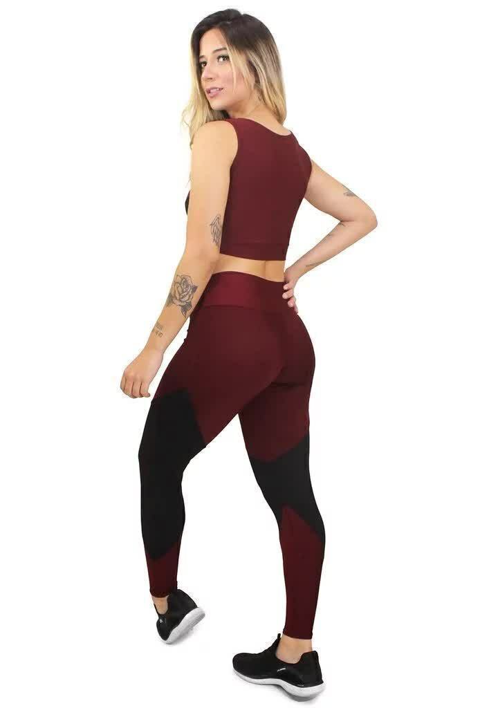 Conjunto Calça Legging e Cropped